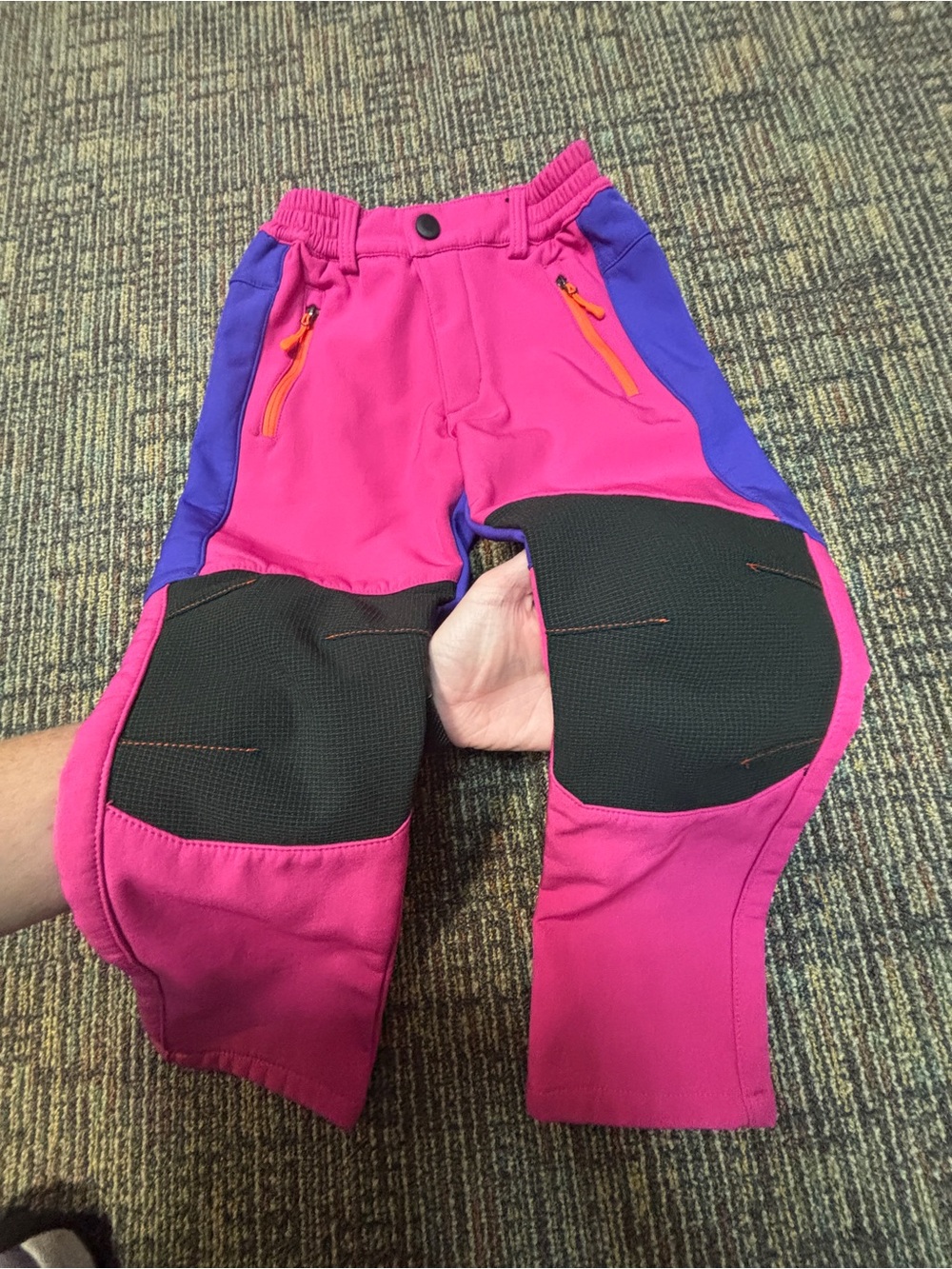 Miluxas Girl’s 4-5yo Hiking/Snow/Ski Pant. Waterproof/Wind Proof, HiVis, EUC - Picture 4 of 6